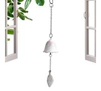 Zen Outdoor Decor - Campana a , TempleWind Chime | Idee regalo spirituali, campana in ghisa in stile giapponese per patio, portico, giardino, cortile, stanze interne o uso commemorativo e