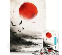 Zen Sunrise Puzzle da 1000 pezzi per ragazzi Gioco di apprendimento cognitivo Gioco a incastro perfetto e compatto Divertimento per tutta la famiglia (38x26cm)