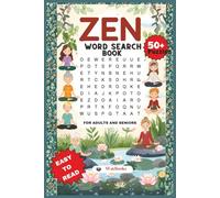 Zen Word Search Book: Word Search Puzzles with Easy-to-Read Print about Calm Living, Mindfulness, Relaxation, Peaceful Activities, and More | 6x9", ... Wellness, Meditation, and Quiet Moments