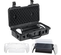 ZENACCE Custodia rigida per PlayStation Portal Remote Player, include borsa da viaggio impermeabile, custodia protettiva e protezioni schermo per console portatile PS Portal e accessori