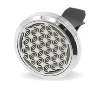 Zen'Arôme - Diffusore per Auto a Forma di Fiore di Vita, in Acciaio Inox, Taglia Unica