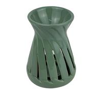 Zen'Aroôme - Bruciatore profumato Ceramy Corta Verde - Atmosfera Profumata - Oggetto Artigianale Contemporaneo - Aromaterapia Facile - Bruciatore fondente profumato - Decorazione Multifunzione
