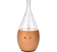 Zen'Aroôme - Diffusore di oli essenziali mediante nebulizzazione programmabile Bolea, intensità regolabile (fino a 100 m²) e illuminazione a LED, diffusione a freddo per l'armaterapia, timer - legno,