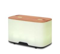 Zen'Aroôme - Diffusore ultrasonico Duo - Diffusione di Oli Essenziali a Freddo aromaterapia - Diffusore Elettrico per profumi Fatti in casa - Doppio Serbatoio con diffusioni indipendenti o Simultanee