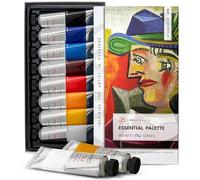 ZenART Set Professionale di Colori ad Olio per pittura - 8 Tubetti da 50 ml - Infinity Series Essential Palette per Artisti - Colori Eco-Friendly, Atossici, Resistenti alla Luce, Altamente Pigmentati