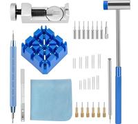 ZenBeya Kit per la rimozione delle maglie dell'orologio, set di rimozione dei perni del cinturino per la riparazione di orologi, per regolare la ridimensionamento, strumento per barrette a molla