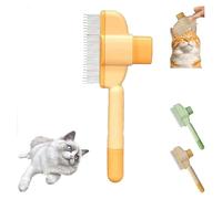 Zenbrush - Pettine per gatti, Zenbrush: rimuove il pelo e allevia il dolore, spazzola Zen per gatti, spazzola autopulente per la toelettatura delle pulci degli animali domestici, 2025 nuovo pettine
