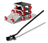 Zencantorous Kit Sollevatore Mobili, Carrello per Mobili, Kit Spostamento Mobili con Sollevatore, 4 Ruote Girevoli 360°, Rotelle per Spostare Mobili per Spostare Diversi Mobili Pesanti, Carico 300kg