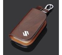 ZENCIX Pelle, Custodie per Chiavi Auto, Portachiavi con Telecomando, Portachiavi, Porta Portafoglio con Cerniera, Accessori Decorativi, per Suzuki Across Ertiga Swift Vitara SX4 S-Cross Jimny,C