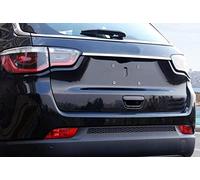 ZENCIX Rivestimento Copertura Portellone Posteriore Dell'auto, per Jeep Compass 2017-2021, Protezione Paraurti Posteriore in Acciaio Inossidabile, Accessori Decorazione Esterna