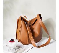 Zency Borsa da donna grande marrone in morbida pelle Borsa da ragazza di moda Borsa a tracolla di design di lusso Borsa hobo di grande capacità 2025