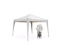 Zendea - Gazebo Esterno Resistente 3x3 Pieghevole Impermeabile con Struttura in Acciaio e Tetto Anti-UV, Gazebo Pop-up da Giardino per Terrazza, Spiaggia, Feste e Mercatini