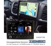 Zenec Z-E3776 9 Pollici Autoradio Compatibile Con Fiat Ducato III Serie 8