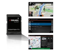 ZENEC Z-EMAP76MH-TT3 - Micro SDHC con navigatore camper per ZENEC Infotainer Z-E3776, Z-N975 e Z-N976, mappe 3D per Europa, Camping P.O.I. per camper, TMC