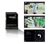 ZENEC Z-EMAP76PC-TT3 - Micro SDHC con navigatore camper per ZENEC Infotainer Z-E3776, Z-N975 e Z-N976, mappe 3D per Europa, Camping P.O.I. per camper, TMC