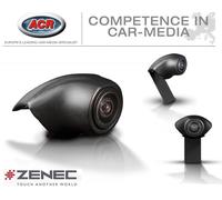 targa universale anteriore/ Telecamera posteriori NTSC, 1/4 CMOS, 180°, IP69K