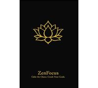ZenFocus™ Journal & 90 Week Planner for Busy Minds. Calm the Chaos, Crush Your Goals