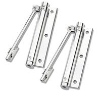 zeng Chiudiporta a molla, chiudiporta automatico regolabile in acciaio inossidabile per uso residenziale/commerciale, chiudiporta montato su superficie in acciaio inossidabile (bm3-2pcs)