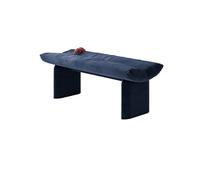 Zeng25liangOu-12 panca della camera da letto Long Wooden Upholstered Shoe-changing Stool Coat Rack Bedroom Velvet Bed-end(M)