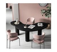 Zeng25liangOu-12 Spazioso Scrivania moderna minimalista in legno massello scrivania da ufficio for computer creativa for for la casa singola di design Scrivania da gioco(Nero,220 * 80 * 75cm)