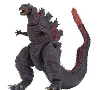 ZENGON Dinosauro Kaiju rosso da 7 pollici - Figura articolata del re mostro - Modello di creatura colorata rossa da collezione