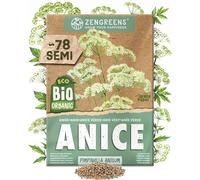 ZenGreens® - Semi di Anice bio - Semi di erbe aromatiche facili da coltivare in giardino, sul balcone o in cucina - Anice Verde