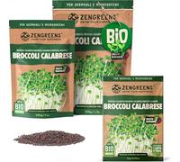 ZenGreens® - Semi di broccoli calabrese biologico - Scegli tra 10g, 200g e 500g - Germogli di broccoli calabrese - Germinazione superiore al 97% - Microgreens