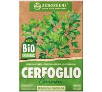 ZenGreens® Semi di cerfoglio biologico - Semi di erbe aromatiche per la coltivazione in giardino, sul balcone o in cucina - Ideali per i principianti
