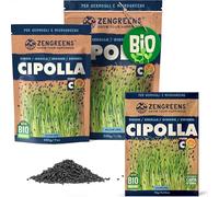ZenGreens® - Semi di cipolla biologico - Scegli tra 10g, 200g e 500g - Germogli di cipolla - Germinazione superiore al 97% - Microgreens