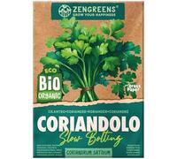 ZenGreens® Semi di coriandolo biologico - Semi di erbe aromatiche per la coltivazione in giardino, sul balcone o in cucina - Ideali per i principianti - Prezzemolo cinese, Cilantro