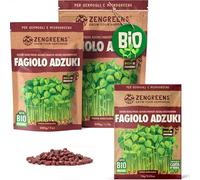 ZenGreens® - Semi di fagiolo adzuki biologico - Scegli tra 10g, 200g e 500g - Germogli di fagiolo adzuki - Germinazione superiore al 97% - Microgreens