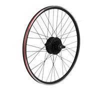 ZENGRICE Bicicletta elettrica, kit di conversione per bicicletta elettrica, 28/29 pollici, 36 V, con LCD, copertura per maniglia, ruota per motore posteriore, per bici da 700C