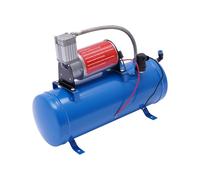 ZENGRICE Compressore d'aria 150 PSI, compressore portatile con serbatoio 6L, compressore ad aria ad alta pressione con pressostato, guida sicura, per auto, bicicletta, moto e inflazione rapida