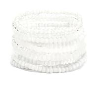 ZENGSING Bohemian Beaded Multi-layer Bracciali Boho Bracciale Donna Cristallo Perle Bracciale Multischichtiges Stackable Stretch Perle Bracciale Stretch Boho Modeschmuck Geschenke für Frauen Ragazze