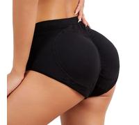 ZENGSING Donne Butt Lifter Shapewear, Finto Butt Lifter Imbottito, Hip Enhancer Mutandine di Controllo, Senza Soluzione di continuità Corpo Shaper (IT, Testo, S, Regular, Regular, Nero)