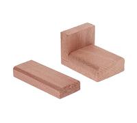 Zengxue 2x Mahogany Guitar Brace Block Block Block Block Set Per Chitarra Acustica Per La Realizzazione Di Parti Strumento Luthier Strumento liutai chitarra
