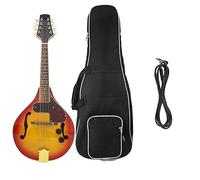 Zengxue A-style Mandolino 8-stringa Chitarra Abetetto In Legno Set Musicale Strumento Musicale Per Benginners Con Borsa Strumento Mandolino