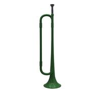 ZENGXUE B Plat Flat Bugle Cavallery Tromba Plastica Con Bocchino Per Studente Della Banda Tromba per studenti in ottone (Color : Green)