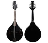 Zengxue Black Basswood Mandolin 8 String A Style Acoustic Mandolin Principianti Adulti Con Borsa Picks Capo Strumento Mandolino