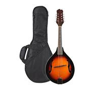 Zengxue Mandolina A style 8 stringa Strumento Musicale Strumento Folk Mandolino In Legno Massello Di Legno Abete Rosso Con Sacchetto Di Gig Strumento Mandolino