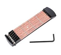 ZENGXUE Manico chitarra elettrica 6 String 6 Fret Portable Pocket Guitar Neck Chord Strumento di pratica chitarra per principianti (Color : 02)