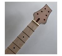ZENGXUE Manico chitarra elettrica Machogania Per Chitarra Non Finita Mahogany 24 Fret 25.5 Pollici Maple Fretboard Dot Inlay FAI DA TE