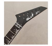 ZENGXUE Manico chitarra elettrica Maple Electric Guitar Neck 24 Frets Ridéwood Fretboard Inlay Parts 25.5inch