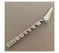 ZENGXUE Manico chitarra elettrica Testa Sinistra 24 Fret Maple Electric Guitar Guitar Sostituzione Acero Acero Dailetta Doce Di Bloccaggio Gloss