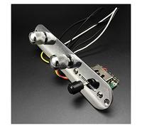 Zengxue Manopole Per Convertitore Per Cablaggio Preventivo Con Cablaggio Cablato A 3 Vie Per Tl. Parti Della Chitarra cablaggio chitarra (Color : Silver)