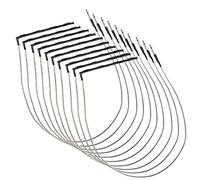 ZENGXUE Pickup chitarra 1 Pz/5 Pz/10 Pz 4-Corde Chitarra Acustica Basso Trasduttore Sotto Il Ponte Sella Piezo Pickup 71mm Piezo Rod Pickup per chitarra (Color : 10pcs)