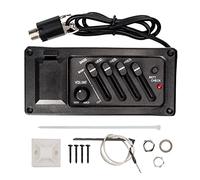 ZENGXUE Pickup chitarra 4- band Eq. Equalizzatore Chitarra Acustica Preamplificatore Piezo Pickup Guitar Pickup per chitarra