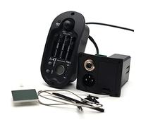 ZENGXUE Pickup chitarra 4 Band Eq. Preamplificatore Per Chitarra Acustica Con Round Digital Processing Tuner Equalizzatore Guitar Pickup Pickup per chitarra