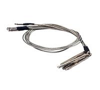 ZENGXUE Pickup chitarra 5 Pcs Trasduttore Pickup Cavo Piezo Per 3 Corde Cigar Box Chitarra Acustica Spina Da 2.5mm Audio Potente Pickup per chitarra