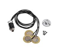 ZENGXUE Pickup chitarra 6.35mm Interfaccia Trasduttore Passivo Pickup Piezo Con 3 Patch Per Chitarra Folk Pickup per chitarra